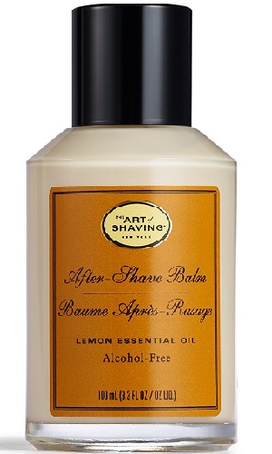 a small bottle of The Art of Shaving After-Shave Balm, Lemon